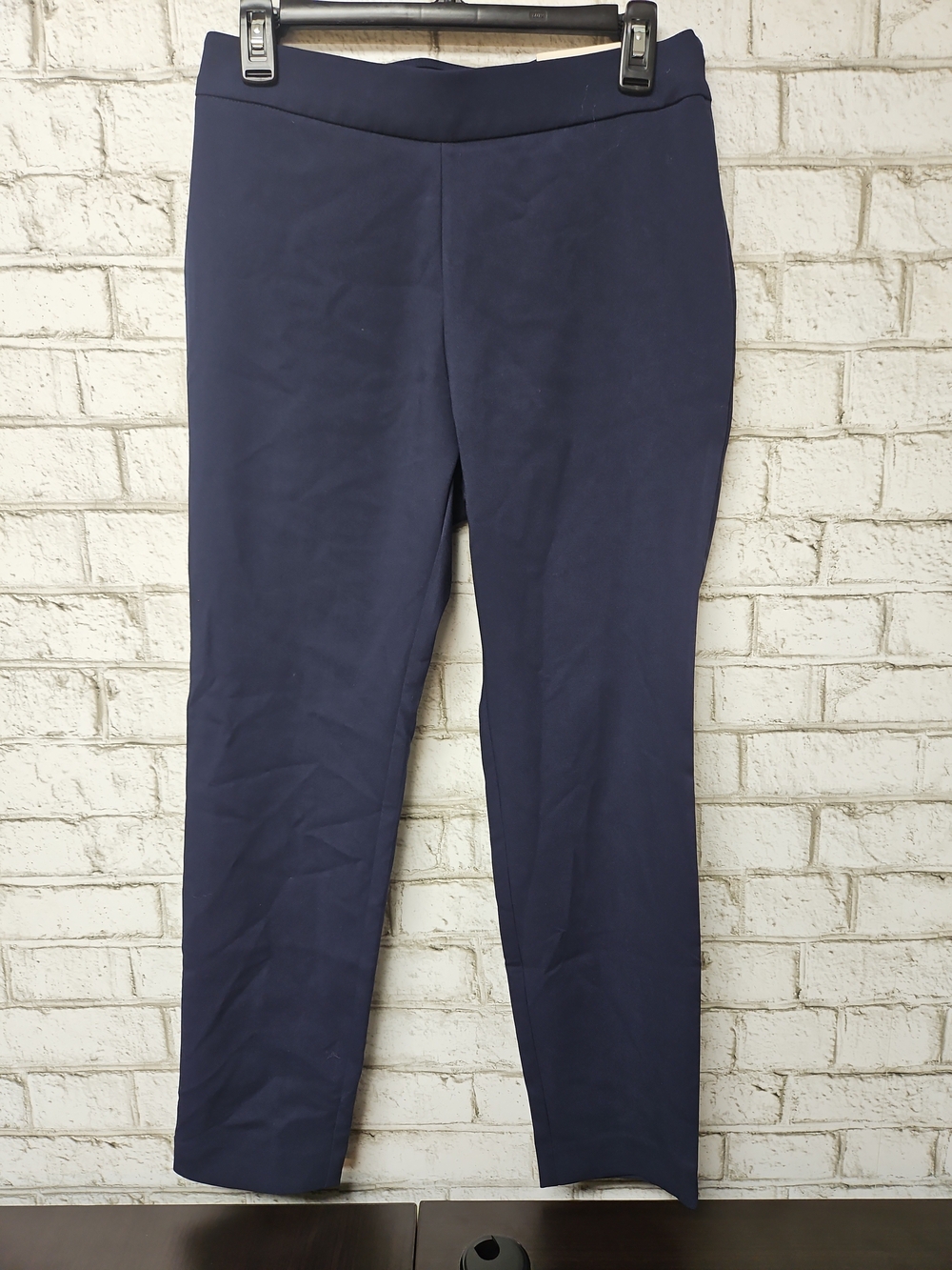 a new day Women's Skinny Ankle Pants Stretch Navy Blue Size 8 NWT